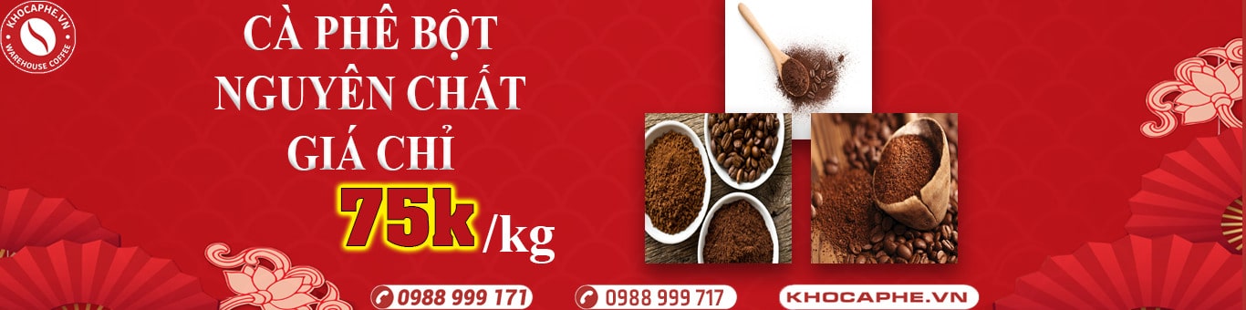 Cà phê bột nguyên chất giá rẻ chỉ 75k/kg